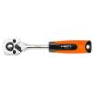Ratchet handle, straight 1/4", 150 mm