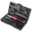 Screwdriver bits and sockets with holder, set 40 pcs
