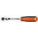 Ratchet handle 3/8", 45 teeth, straight, 200 mm