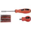 Screwdriver bits with holders, set 35 pcs