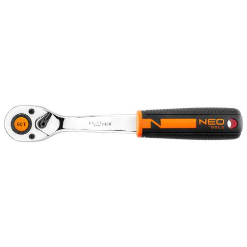 Ratchet handle 3/8", 90 teeth