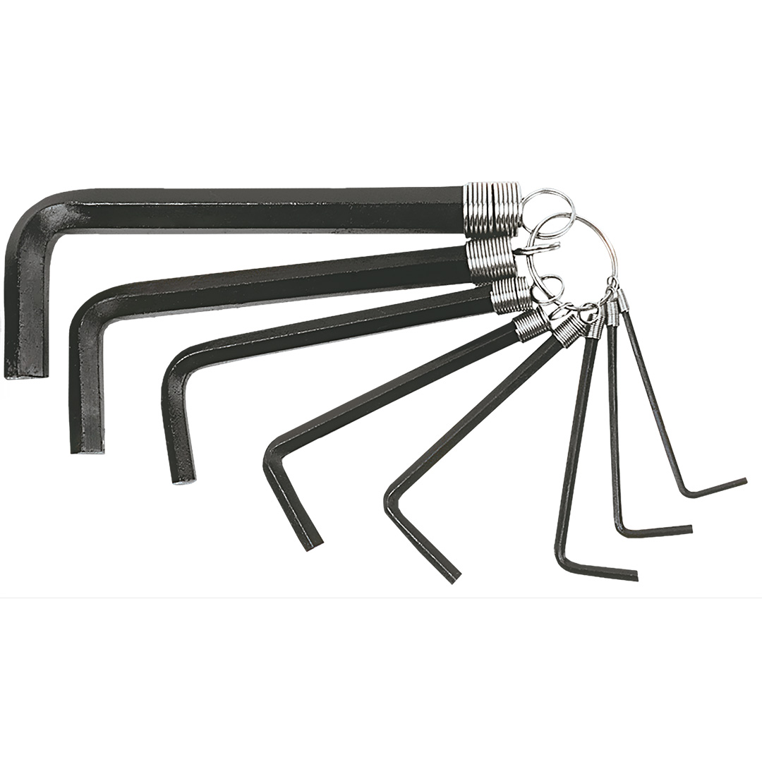 Hex keys 2-10 mm, set 8 pcs