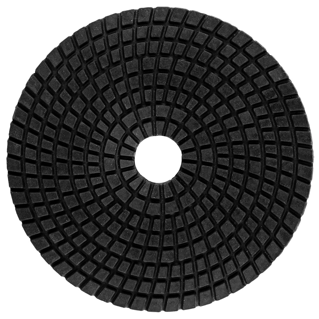 Velcro-faced diamond polishing disc 125 mm, P100