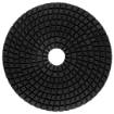 Velcro-faced diamond polishing disc 125 mm, P100