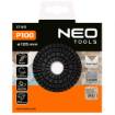 Velcro-faced diamond polishing disc 125 mm, P100