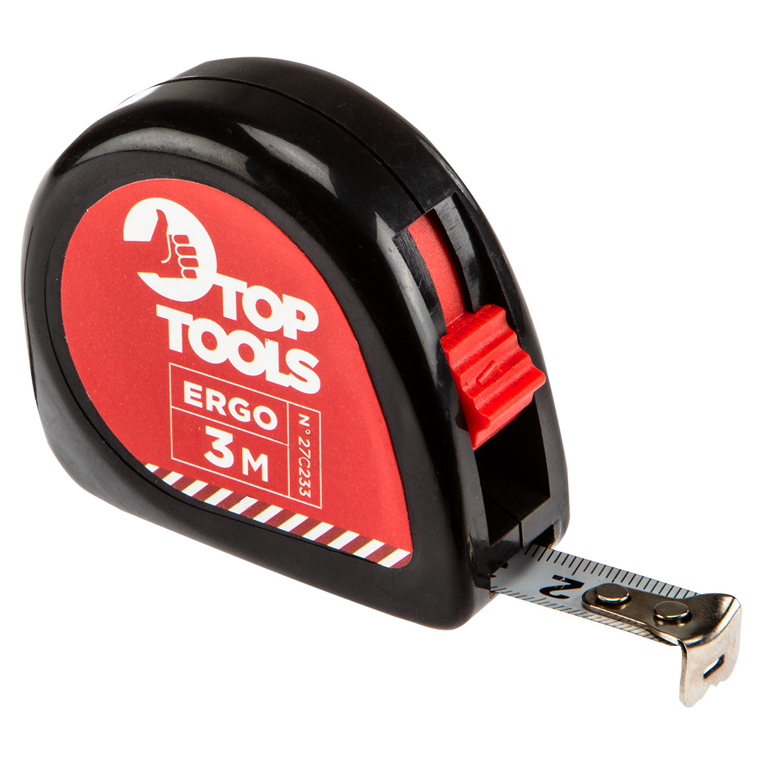 Retractable steel tape measure 3 m x 12.5 mm, "Varicolor"