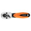 Ratchet handle for bits and sockets 1/4", 105 mm