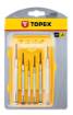 Precision screwdriver set, CrV, 6pcs slotted 1,4, 2,0, 2,4mm, cross PH00, PH0, PH1