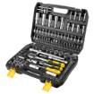 Socket spanners 1/2", 1/4", set of 110 pieces.