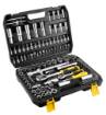 Socket spanners 1/2", 1/4", set of 110 pieces.
