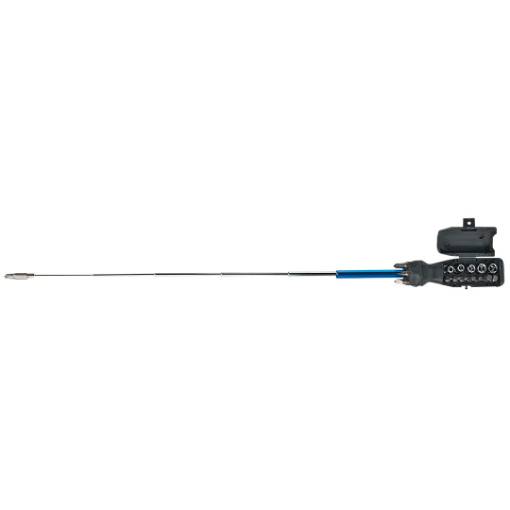 Telescopic screwdriver with bits and sockets, set 20 pcs