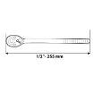 Ratchet with metal handle 1/2"