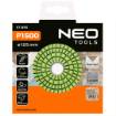 Velcro-faced diamond polishing disc 125 mm, P1000