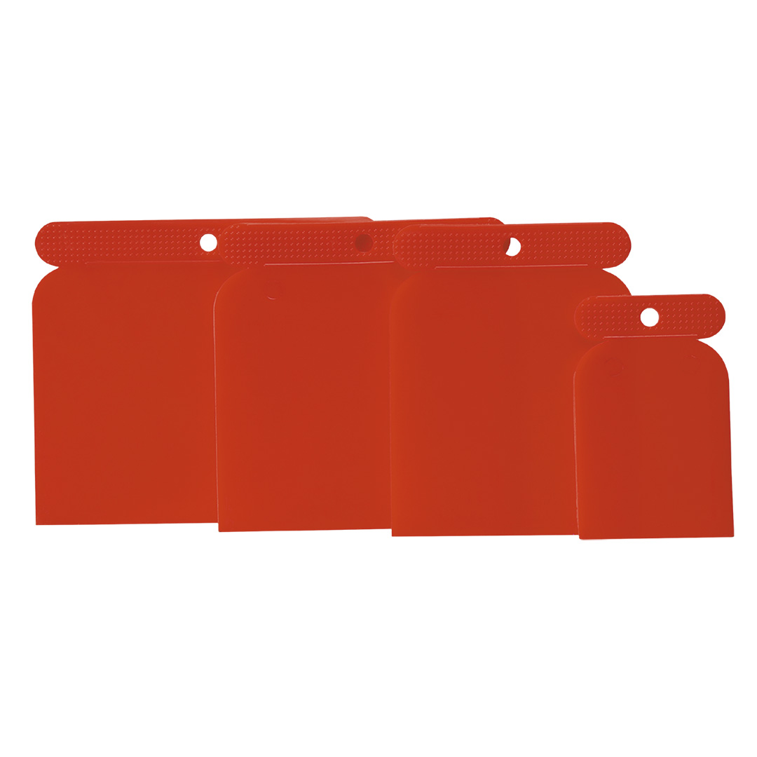 Scraper set 50-120 mm, 4 pcs set