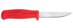 Knife with plastic holder