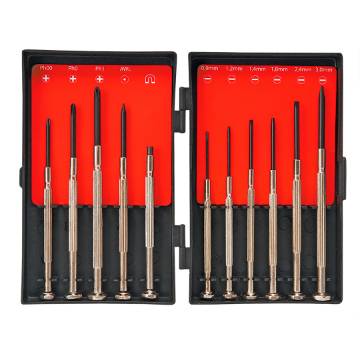 Precision screwdriver, set 11 pcs