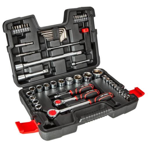 Set of socket spanners 1/4", 1/2", 53 pcs