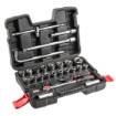 Socket wrenches 1/4", 1/2", set 47 pcs