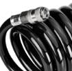Spiral pressure hose 12 x 17 mm, 15 m, PU