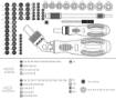 Screwdriver bits with holder, 69 pcs