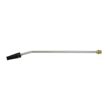 Curved lance  with adjustable nozzle