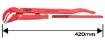 Pipe wrench 45, 1,5"  Line