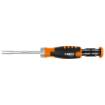Ratchet screwdriver and bit set 12 pcs.
