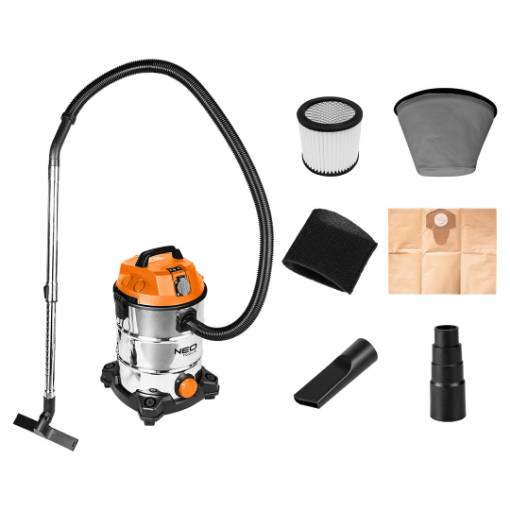 Industrial vacuum cleaner 1400W, tank 30 L