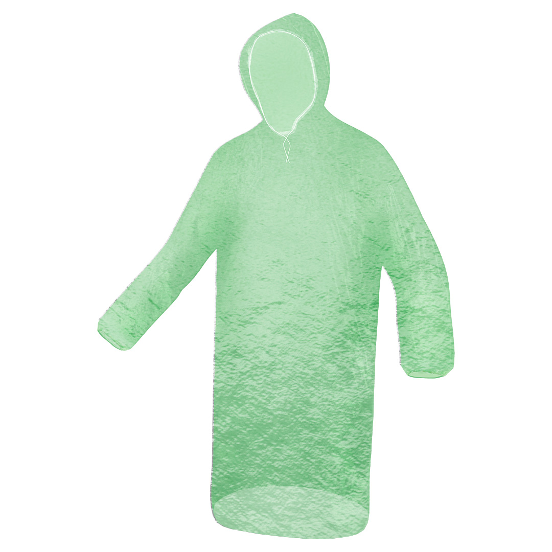 Hooded mackintosh, pocketed