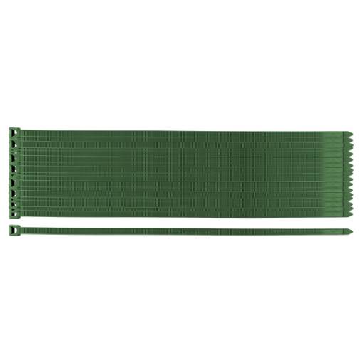 Garden cable ties 7.6 x 380 mm, 50 pcs, green
