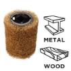 Wire roller for sanding for satin machine 58GE137