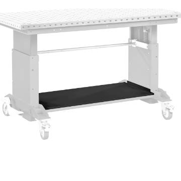 Sheet steel shelf