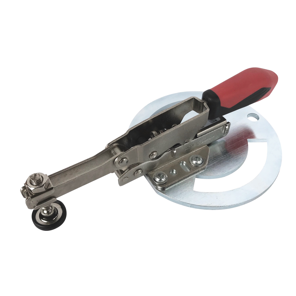 Adapter plate round  With tensioner vertical length 180mm