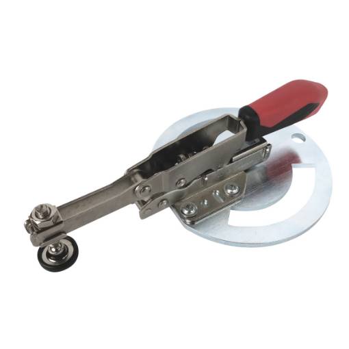 Adapter plate round  With tensioner vertical length 180mm