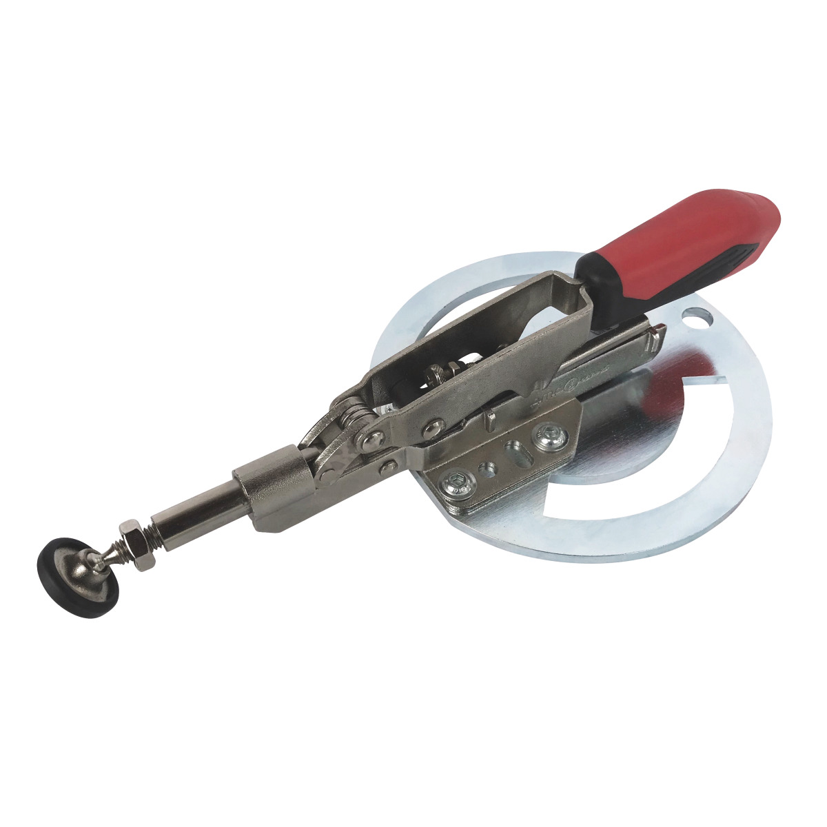 Adapter plate round  With tensioner horizontally length 250mm