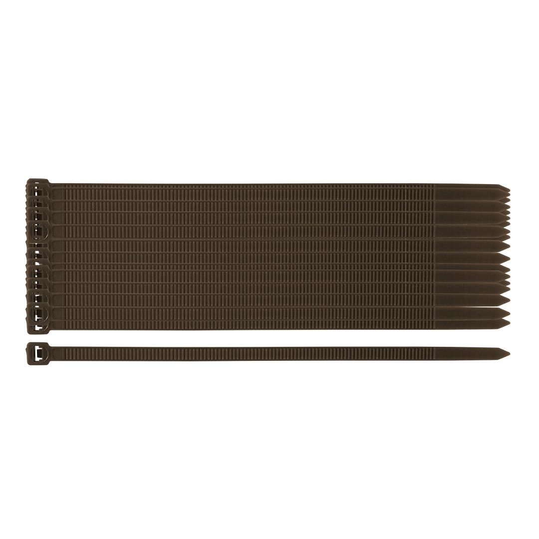 Garden cable ties 4.8 x 160 mm, 50 pcs, brown