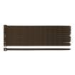 Garden cable ties 4.8 x 160 mm, 50 pcs, brown