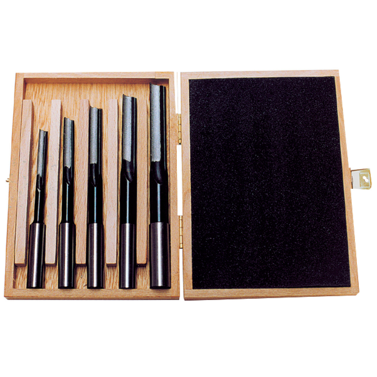Long hole drill set  5-part, left-handed