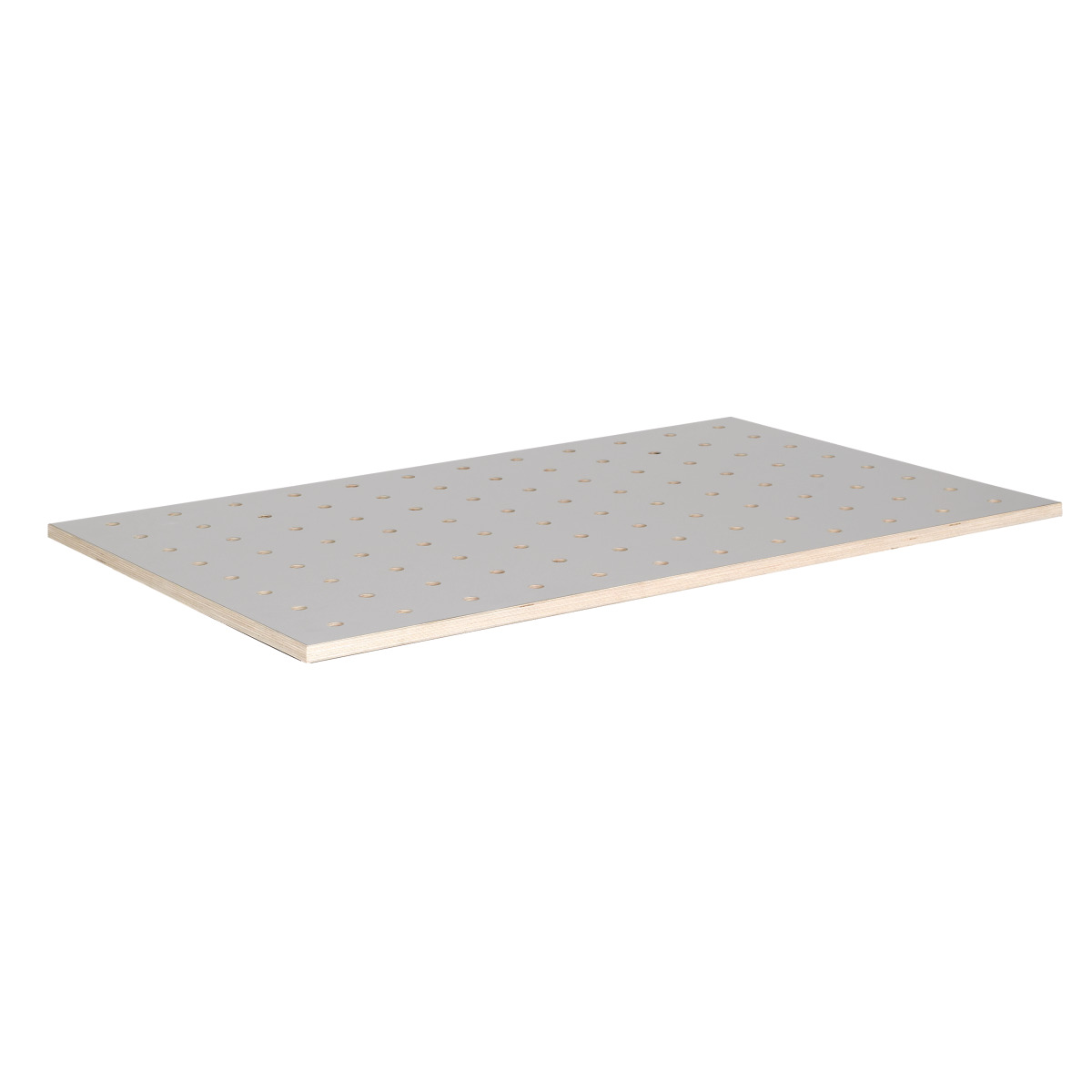 Table top  120x80 cm, HPL perforated grid plate Ø20 mm