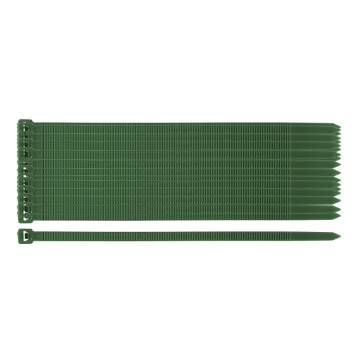 Garden cable ties 4.8 x 160 mm, 50 pcs, green