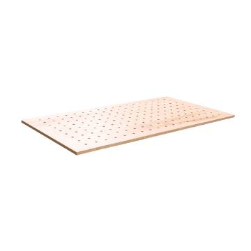 Hole grid worktop  Beech multiplex, 1600 x 790 mm