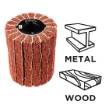 Non-woven polishing roller for satin machine 58GE137