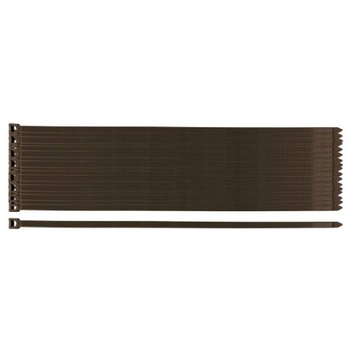 Garden cable ties 7.6 x 380 mm, 50 pcs, brown