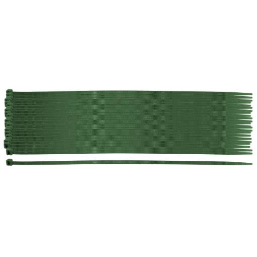 Garden cable ties 4.8 x 300 mm, 50 pcs, green