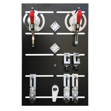 Clamping system  for hole grid Ø 20 mm Set 2