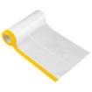 Painting foil 2.7 m x 15 m with 1.5 cm wide tape