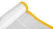 Painting foil 1.5 m x 15 m with 1.5 cm wide tape