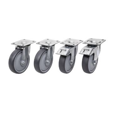 Swivel castors retrofit kit