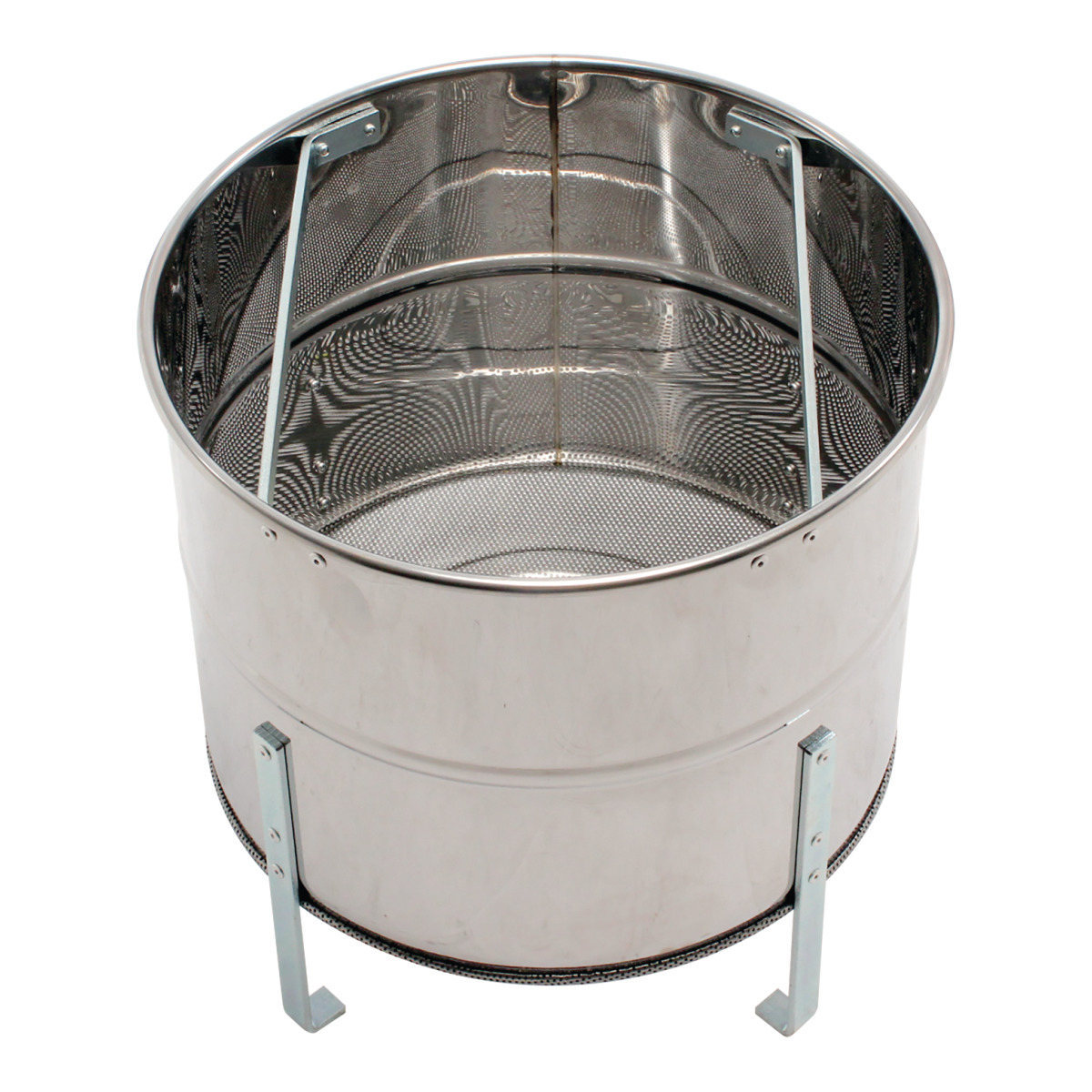 Metal screen basket