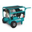 Mobile, directly flanged 2-cylinder piston compressor Aircar 553/22 PRO
